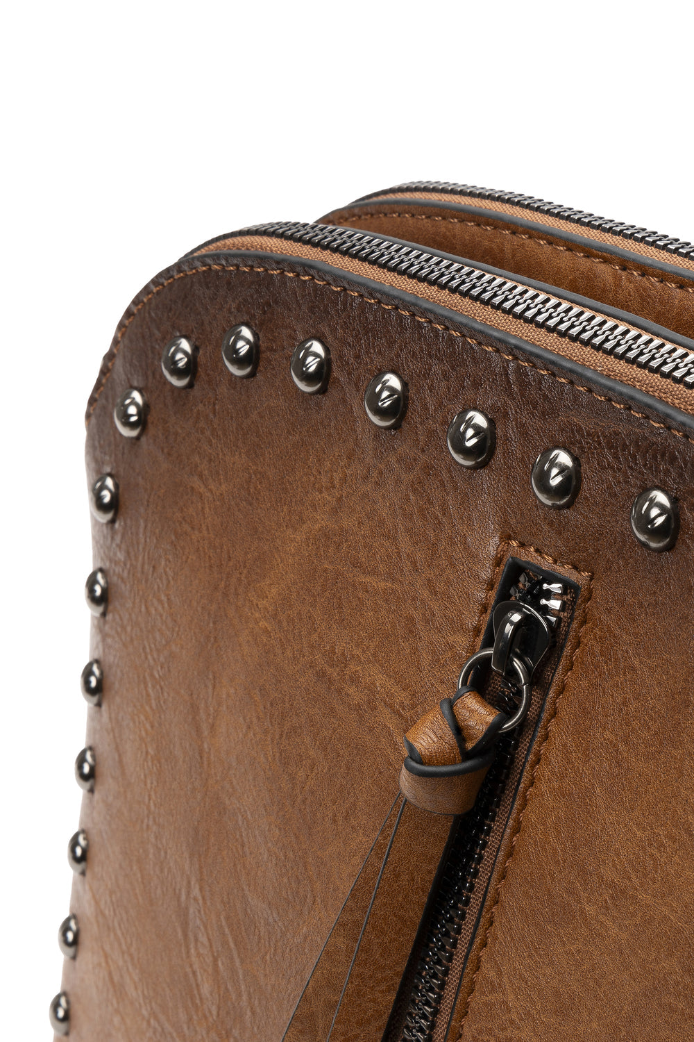Borsa Vestopazzo mod "Bowling Bag" colore cognac