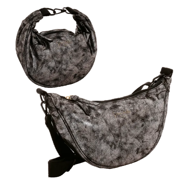 Borsa Camomilla Milano Mezzaluna con tracolla LULU