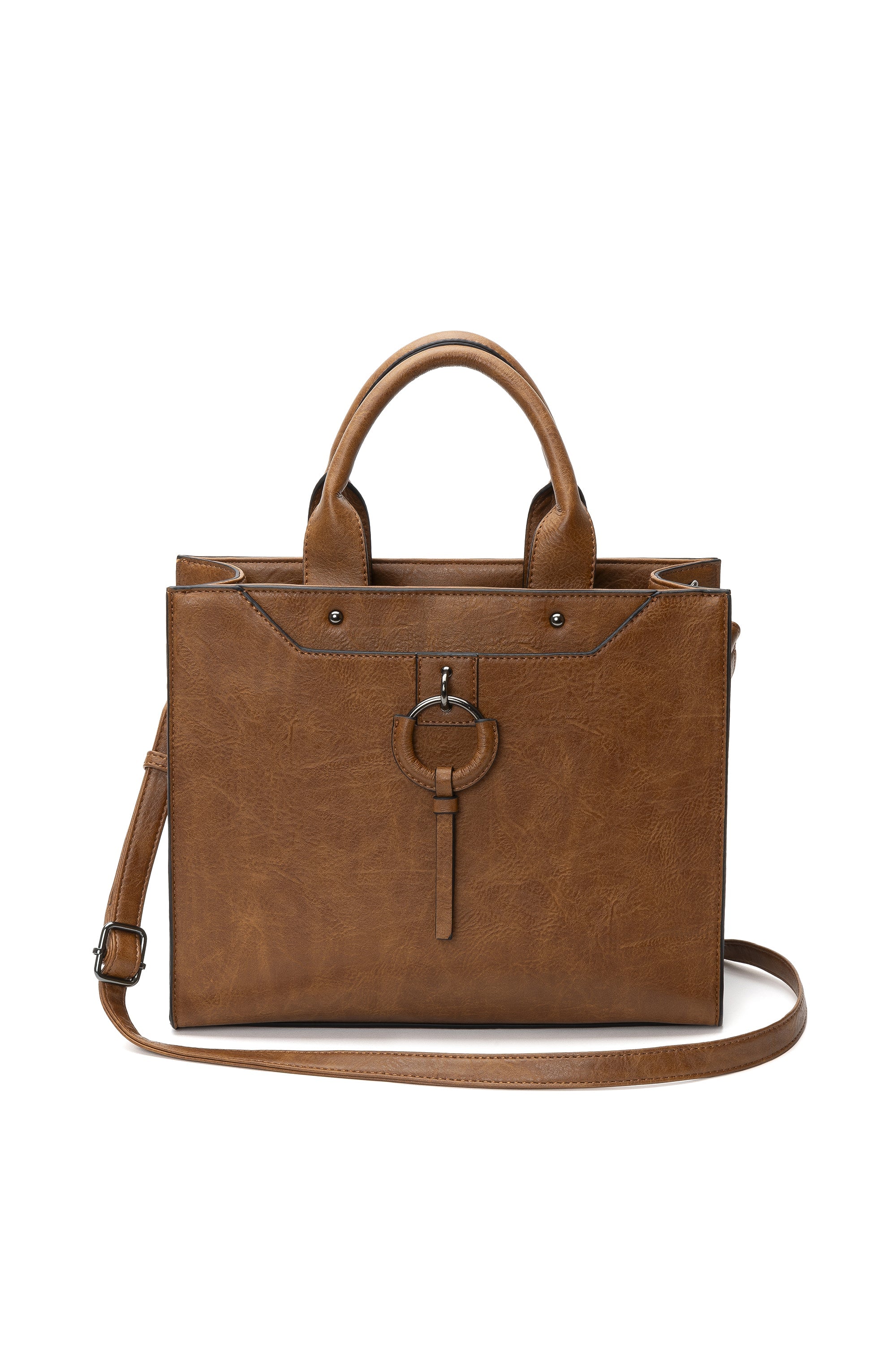 Borsa Vestopazzo mod "Maxi Tote Bag" colore cognac
