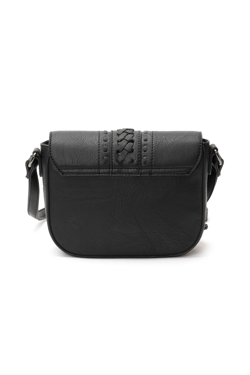 Borsa Vestopazzo mod "Saddle" ecopelle nera