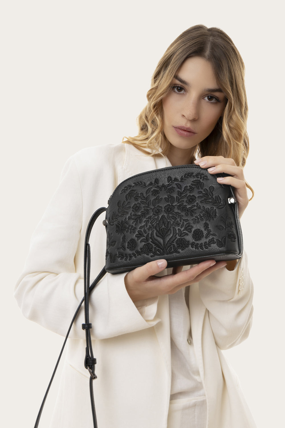 Borsa Vestopazzo mod "Bowling" ecopelle nera