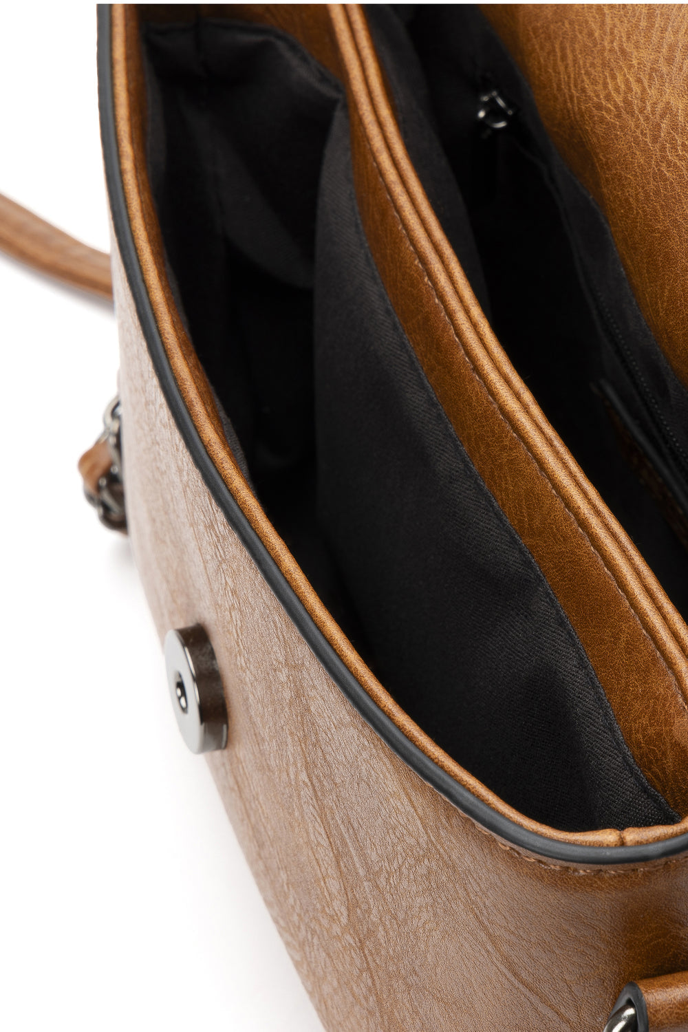 Borsa Vestopazzo mod "Flap" bag colore cognac