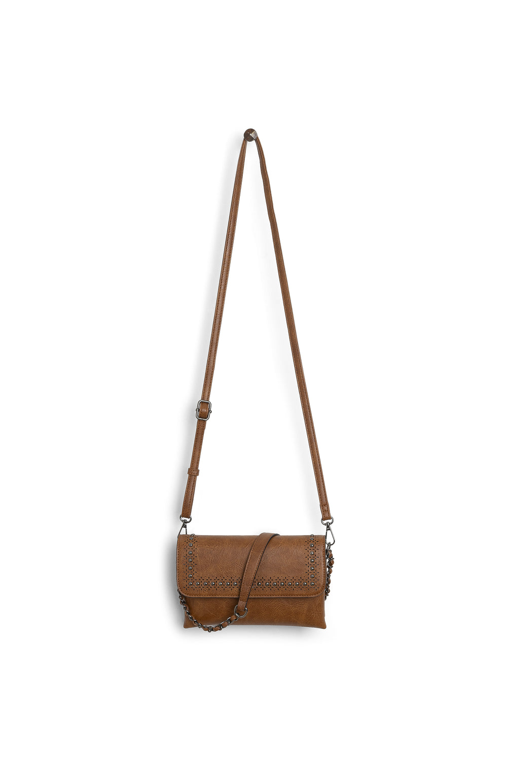 Borsa Vestopazzo mod "Flap" bag colore cognac