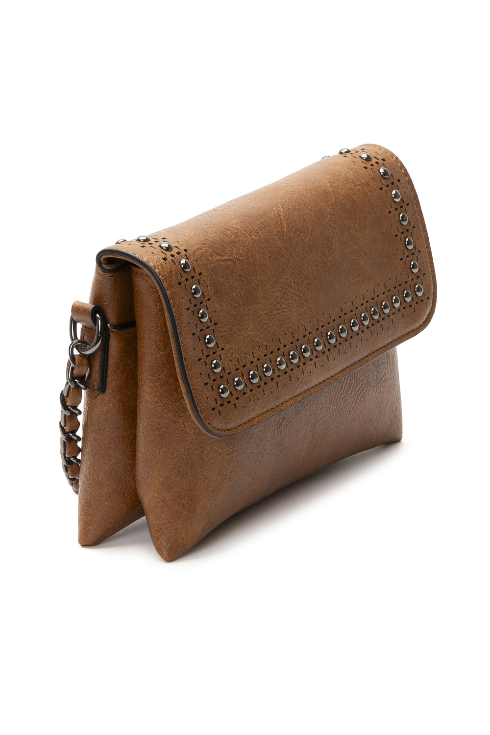 Borsa Vestopazzo mod "Flap" bag colore cognac