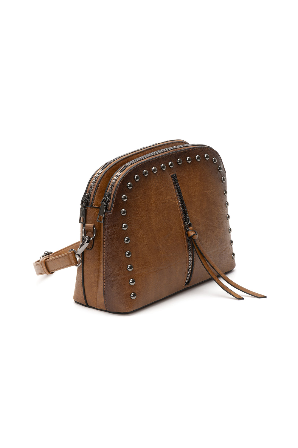 Borsa Vestopazzo mod "Bowling Bag" colore cognac