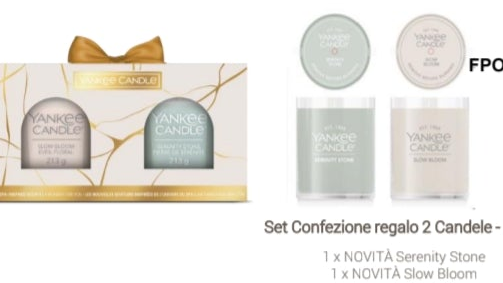 SET 2 CANDELE GIFT BOX