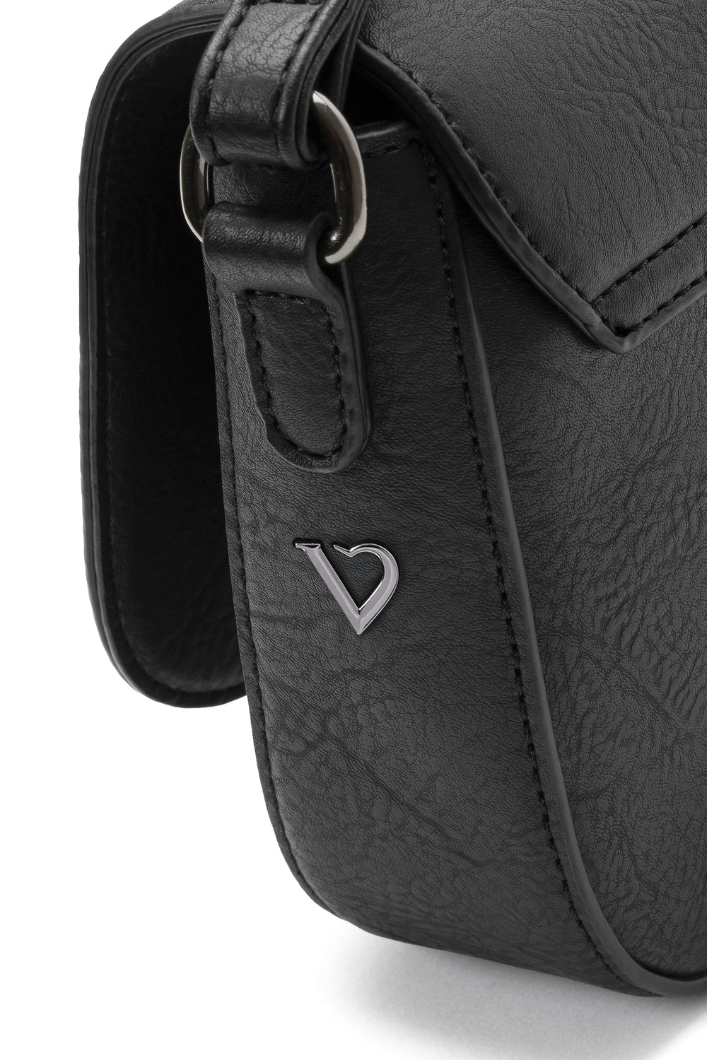 Borsa Vestopazzo mod "Saddle" ecopelle nera