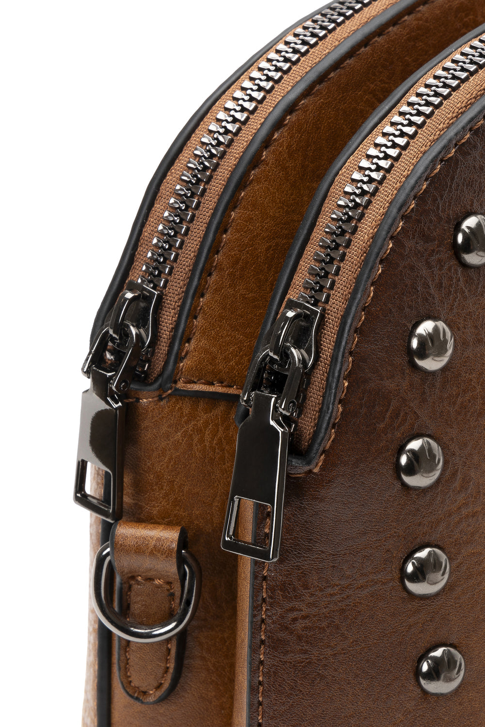 Borsa Vestopazzo mod "Bowling Bag" colore cognac