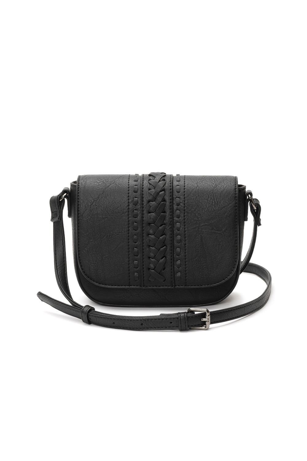 Borsa Vestopazzo mod "Saddle" ecopelle nera